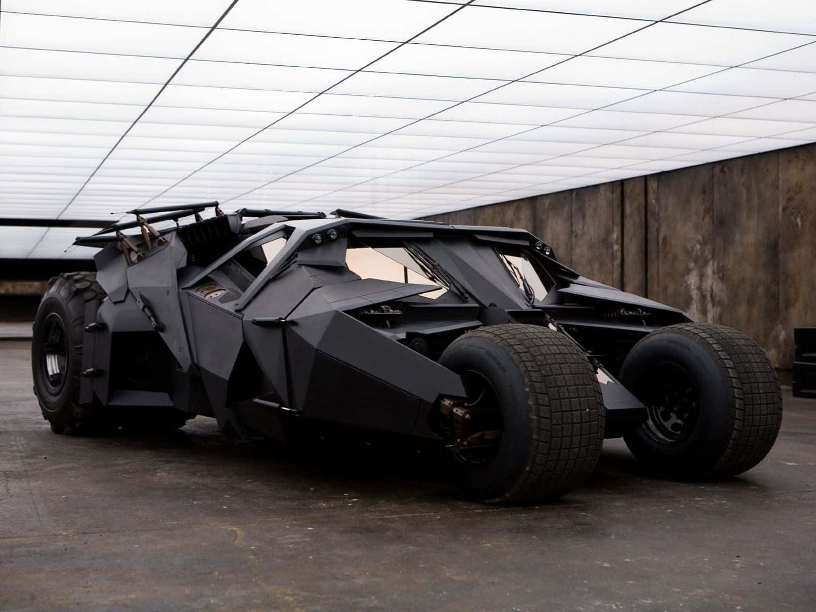 Batman Monster Car Metallic Wallpaper