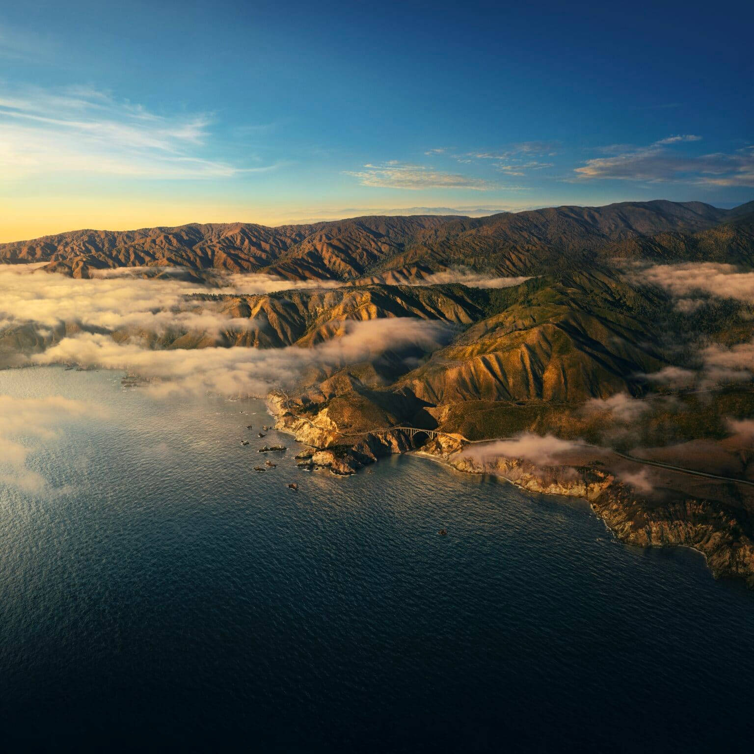 Big Sur Stunning Aerial View Wallpaper
