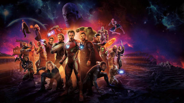 Cool Avengers Infinity War Heroic Pose Wallpaper