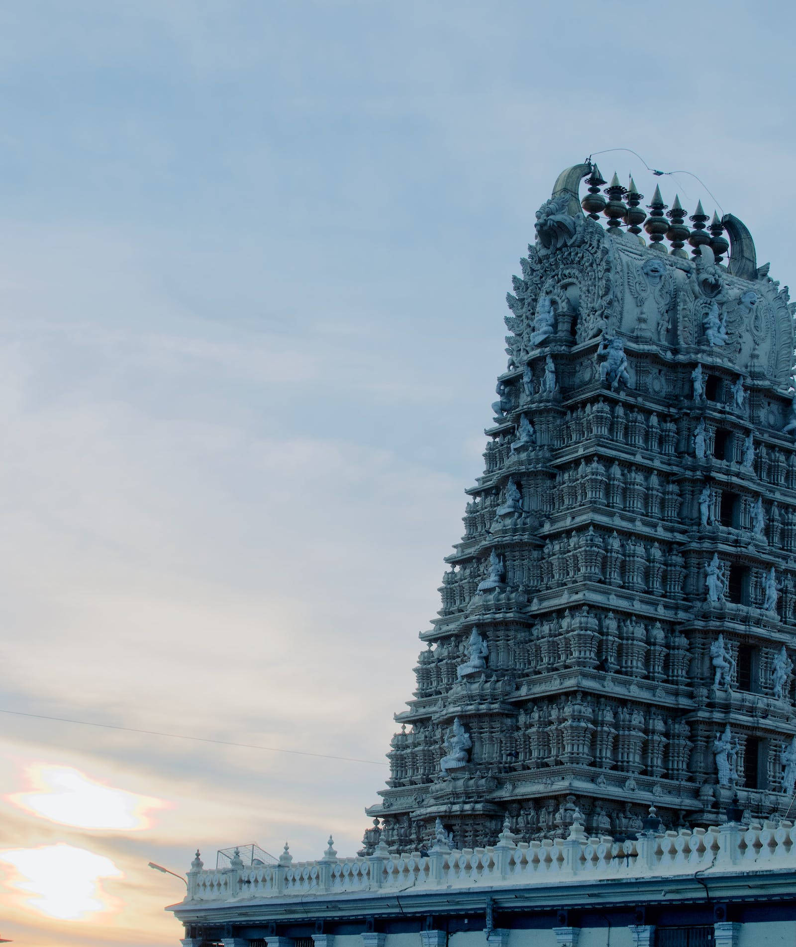 Hindu Temple Spire Wallpaper