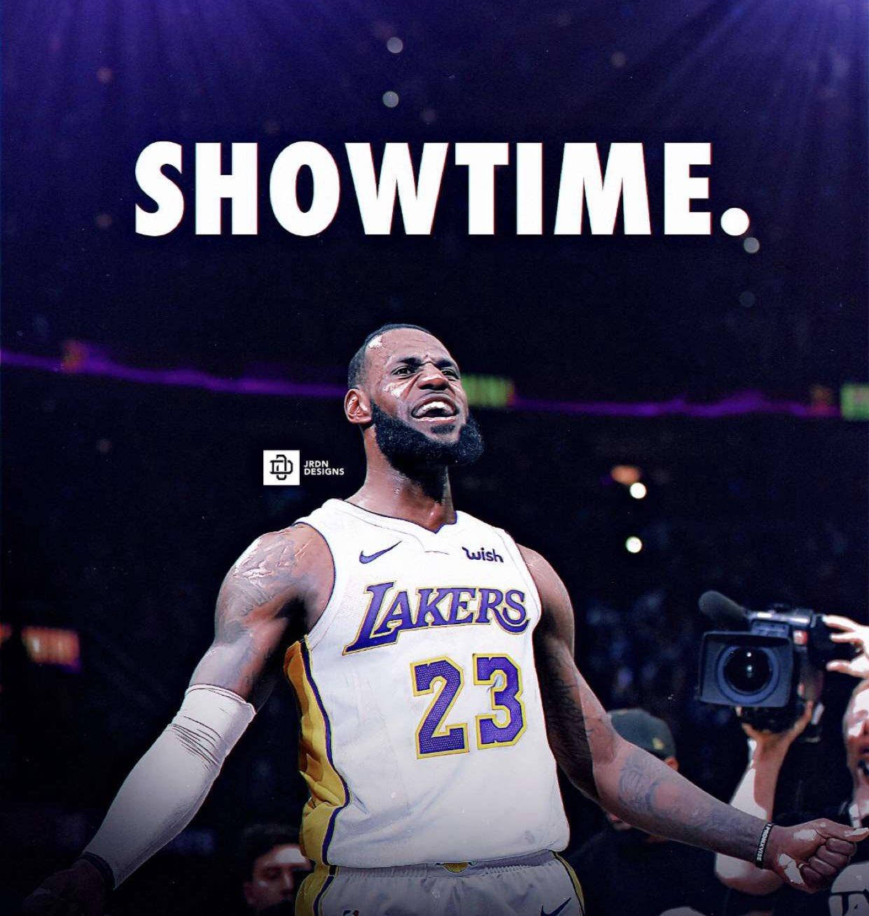 Lebron James Lakers Showtime Wallpaper