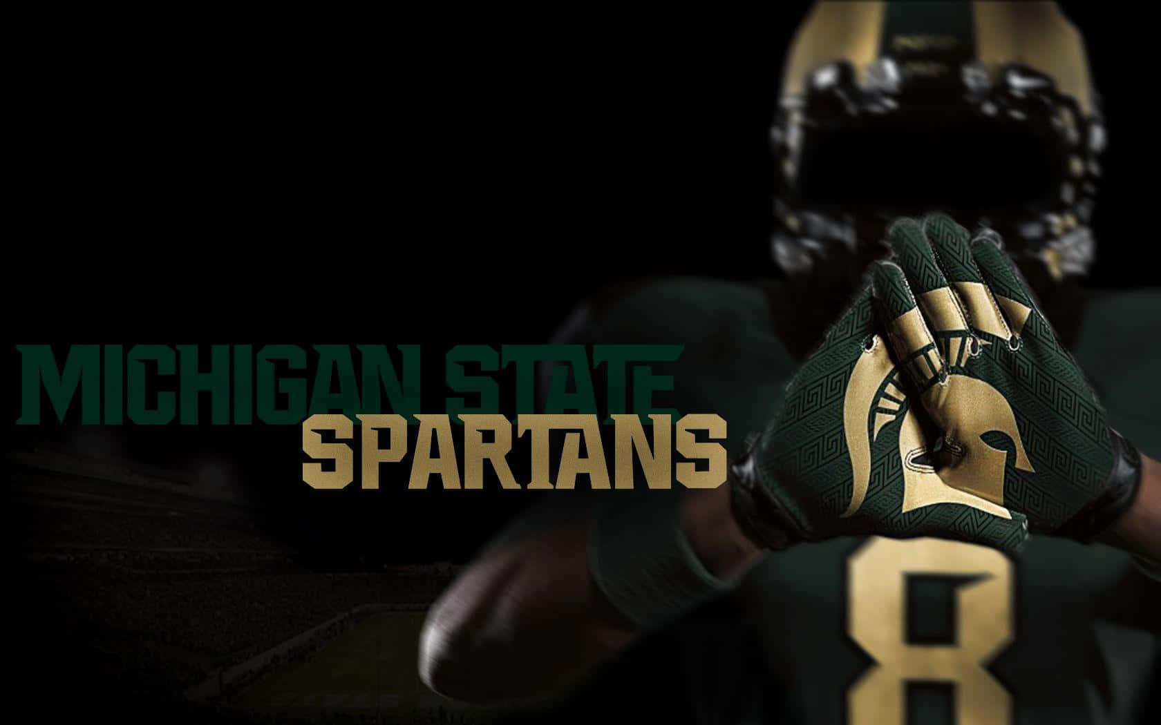 Michigan State Spartans With Athlete Wallpaper