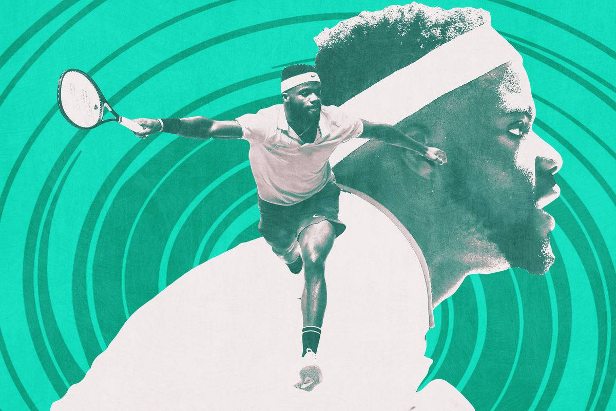 One-handed Forehand Volley Frances Tiafoe Wallpaper