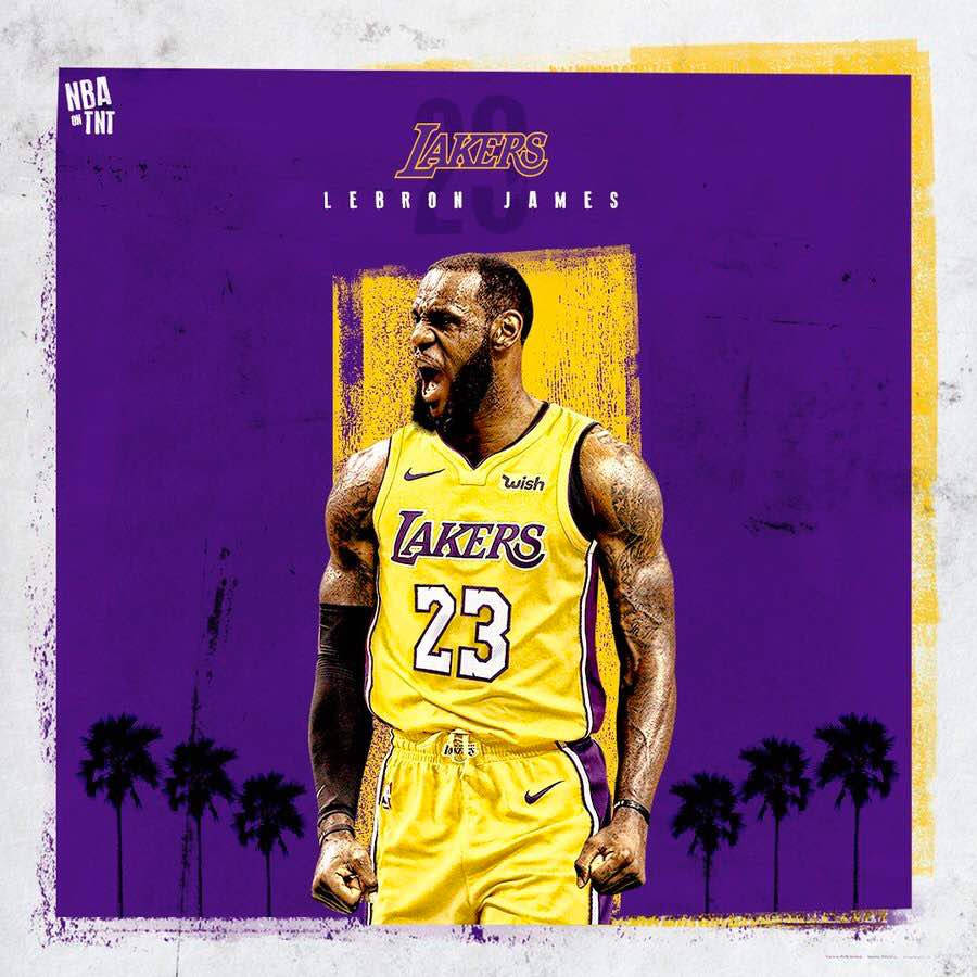 Purple Lebron James Lakers Wallpaper