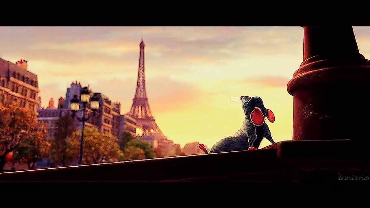 Ratatouille In Paris Paint Art Wallpaper