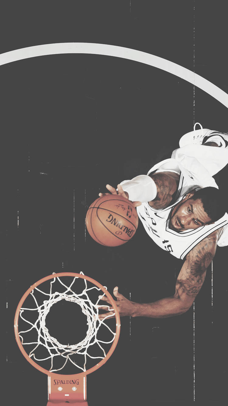 Tim Duncan Cool Basketball Iphone Wallpaper