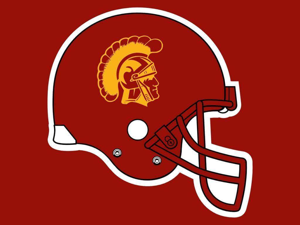 Usc Trojans Red Football Helmet Wallpaper