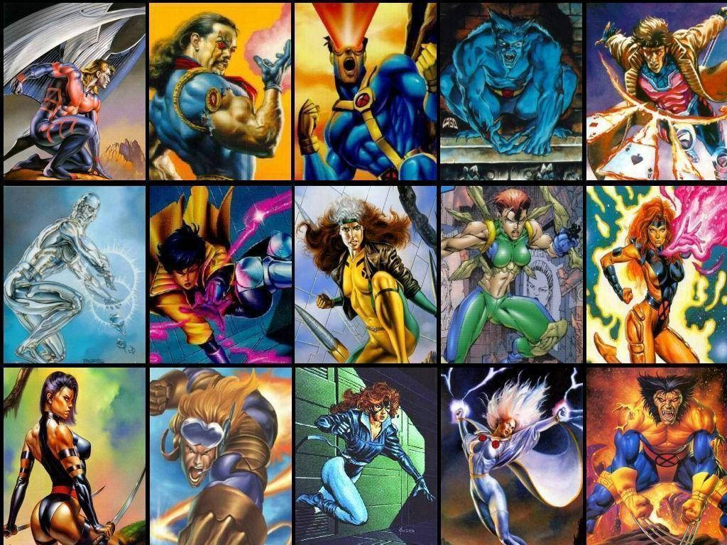 X-men Layout Art Wallpaper