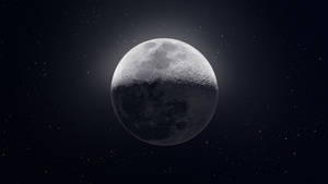 8k Ultra Hd Moon At Night Wallpaper