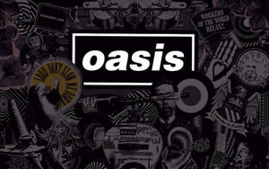 Aesthetic Oasis Band Logo Wallpaper
