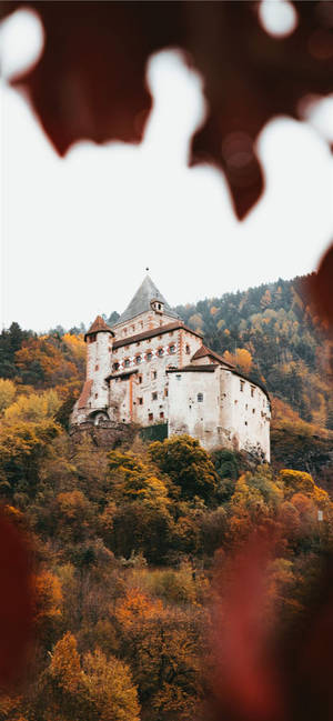 Autumn Iphone Trostburg Castle Wallpaper