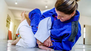 Brazilian Jiu-jitsu Sports Women Practice Wallpaper