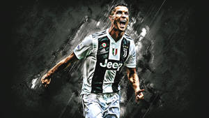 Cristiano Ronaldo Exclaims In Victory Wallpaper