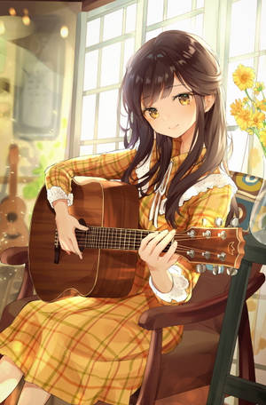 Cute Anime Characters In Country Outfit Wallpaper