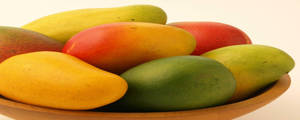 Different Colors Of Mango Fruits Wallpaper