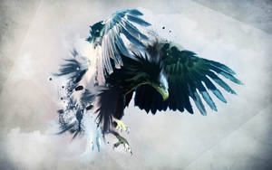 Digital Eagle Art Wallpaper