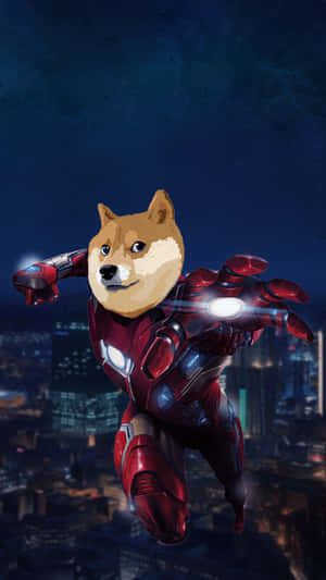 Doge Iron Man Wallpaper