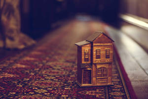 Dollhouse Miniature House Photography Wallpaper