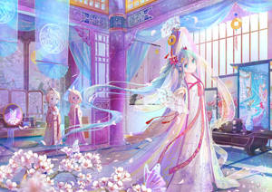 Elegant Hatsune Miku Wallpaper