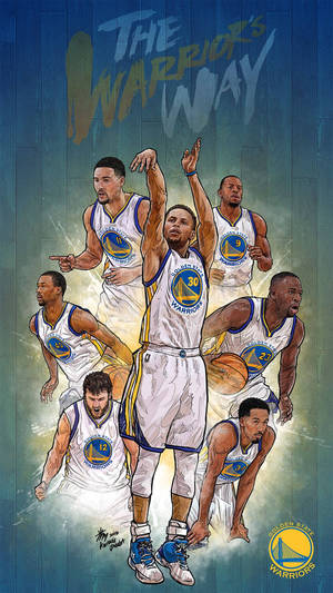 Golden State Warriors Cool Basketball Iphone Wallpaper