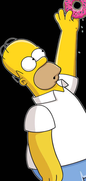 Homer Simpson Cartoon Phone Wallpaper