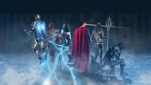 Justice League Comic Photoshoot Wallpaper