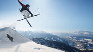 Man Skiing Sports 4k Wallpaper