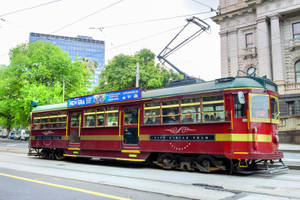 Melbourne City Circle Tram Wallpaper