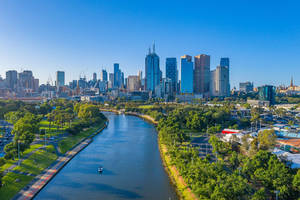 Melbourne Yarra River Wallpaper