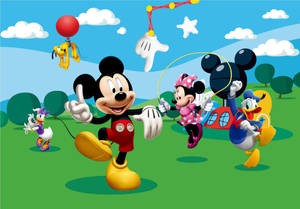 Mickey Mouse Disney Clubhouse Playground Wallpaper