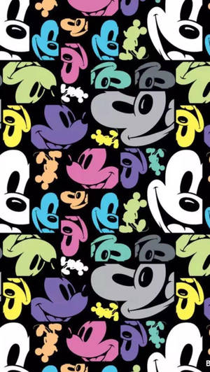 Mickey Mouse Pop Art Wallpaper