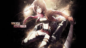 Mikasa Ackerman Battle Mode Wallpaper