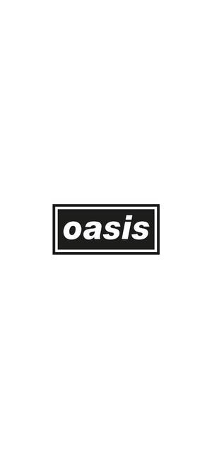 Minimalist Oasis Band Logo Wallpaper