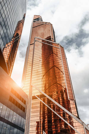 Moscow Mercury Tower Copper Wallpaper