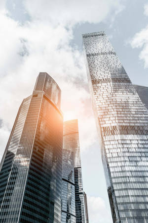 Moscow Skyscraper Eurasia Neva Tower Wallpaper