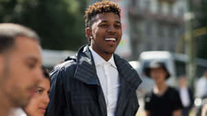 Nick Young In Suit Wallpaper