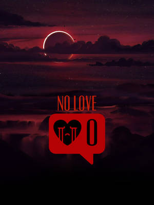 No Love Crying Heart Emoji Wallpaper