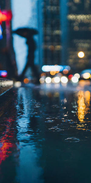Pixel 3 Xl City Rain Wallpaper