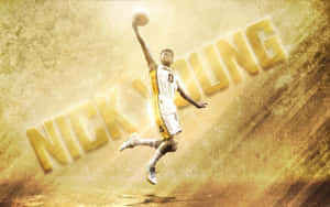 Portrait Of Nick Young Wallpaper