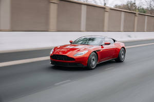 Red Aston Martin Car Wallpaper