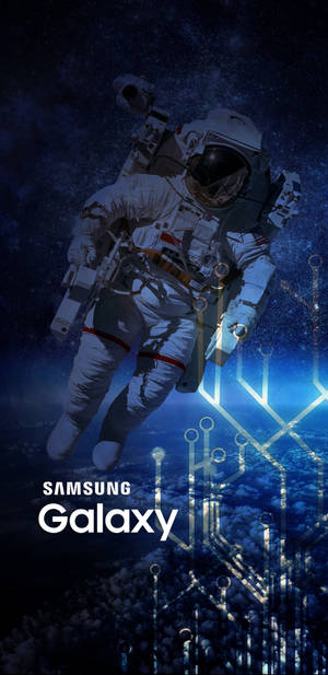 Samsung Galaxy Astronaut In Space Wallpaper