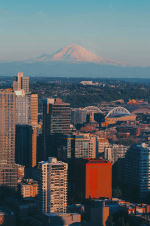 Seattle Iphone Mount Rainier Wallpaper