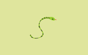 Small Snake Cartoon Wallpaper