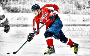 Washington Capitals Alexander Ovechkin Ice Hockey Player Wallpaper