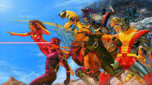 X-men Digital Painting Wallpaper