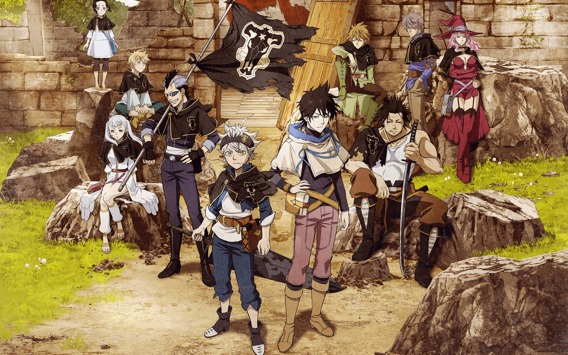 Black clover outlet wallpaper