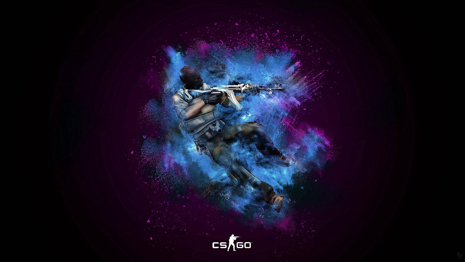 CS GO Toxic Purple Art Wallpaper, HD Games 4K Wallpapers, Images