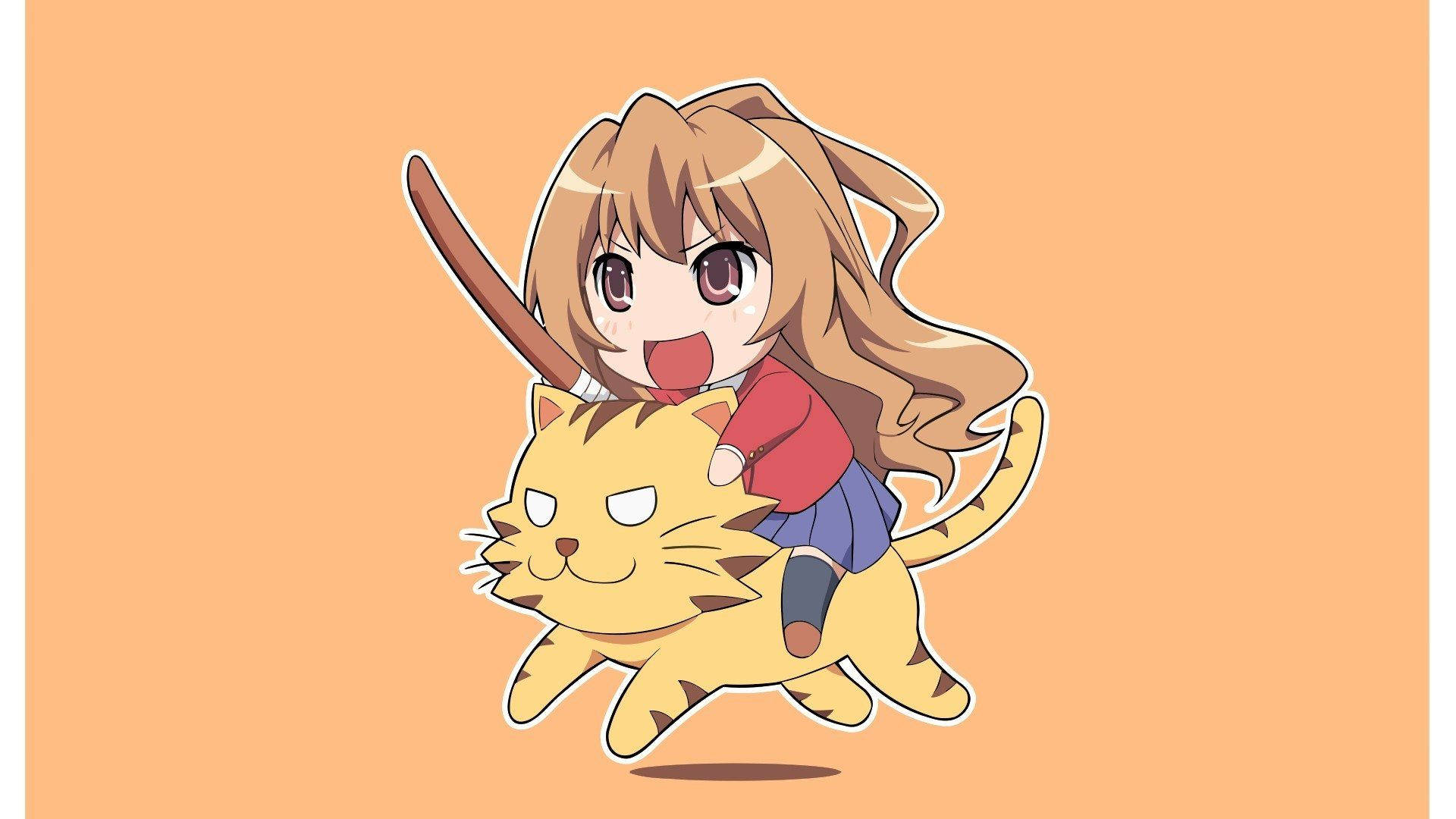 anime vectors, Toradora!, anime, Aisaka Taiga, HD Wallpaper