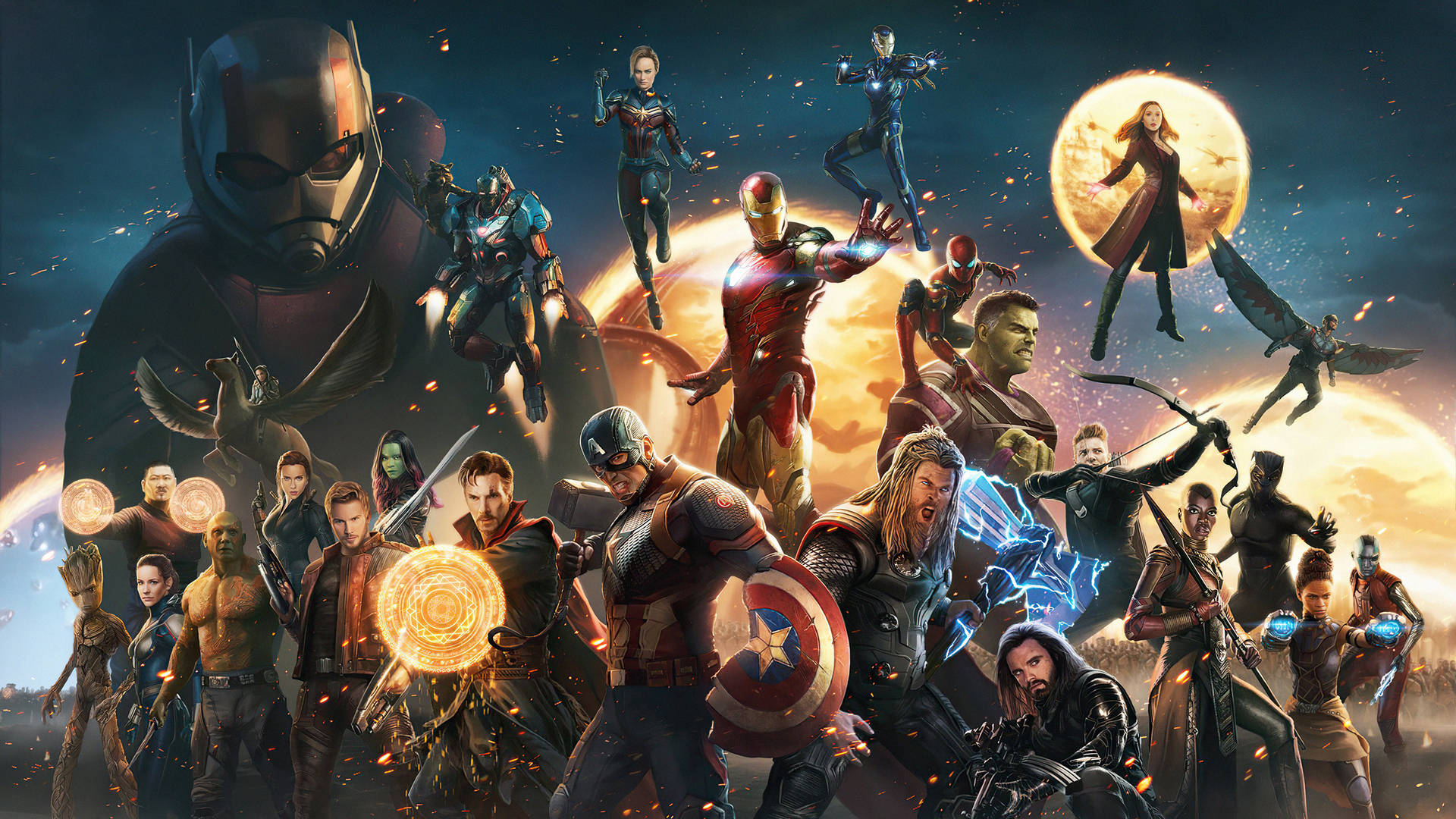 1920 X 1080 Avengers Assembled