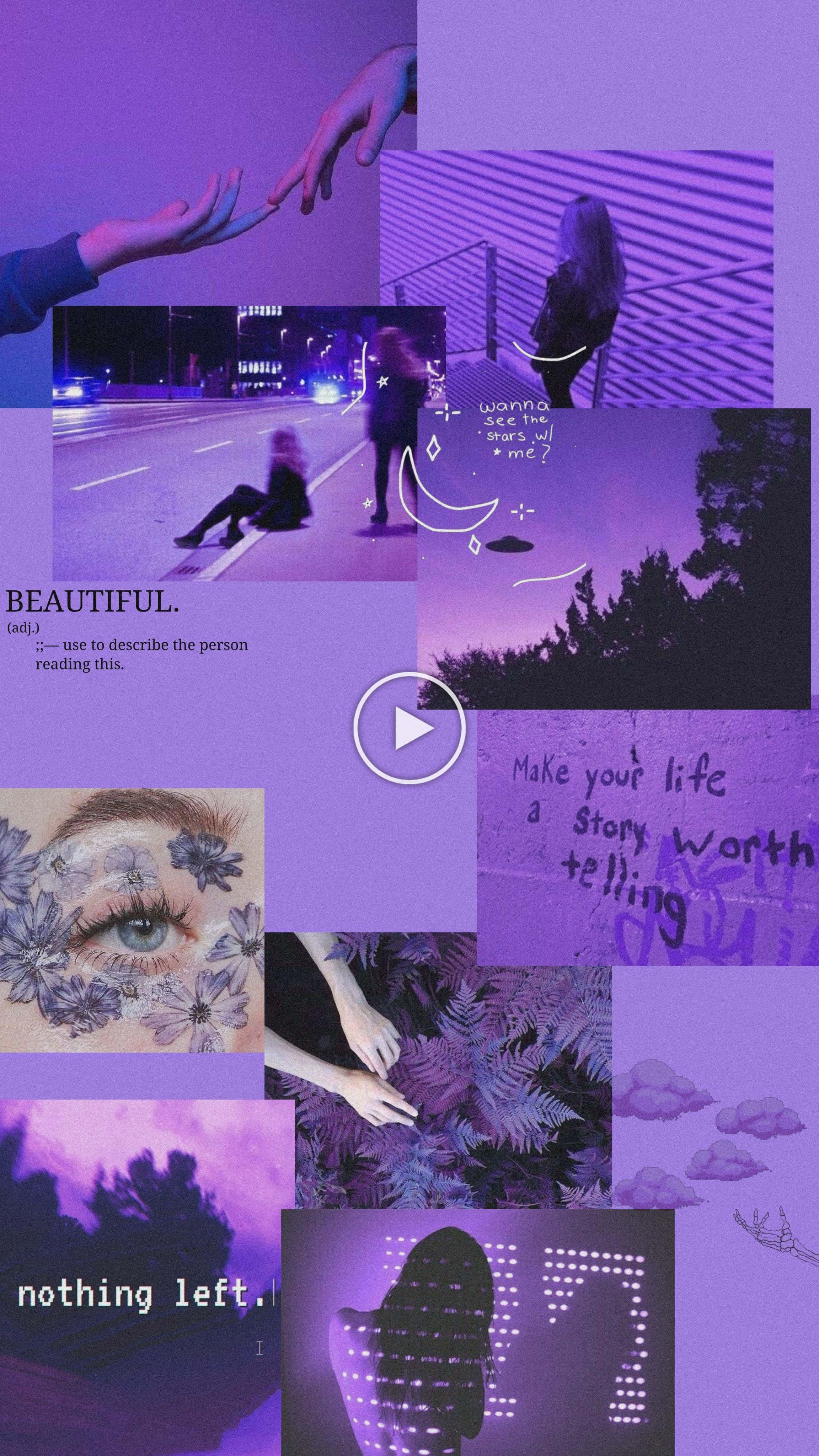 A Beautiful Vintage Purple Aesthetic